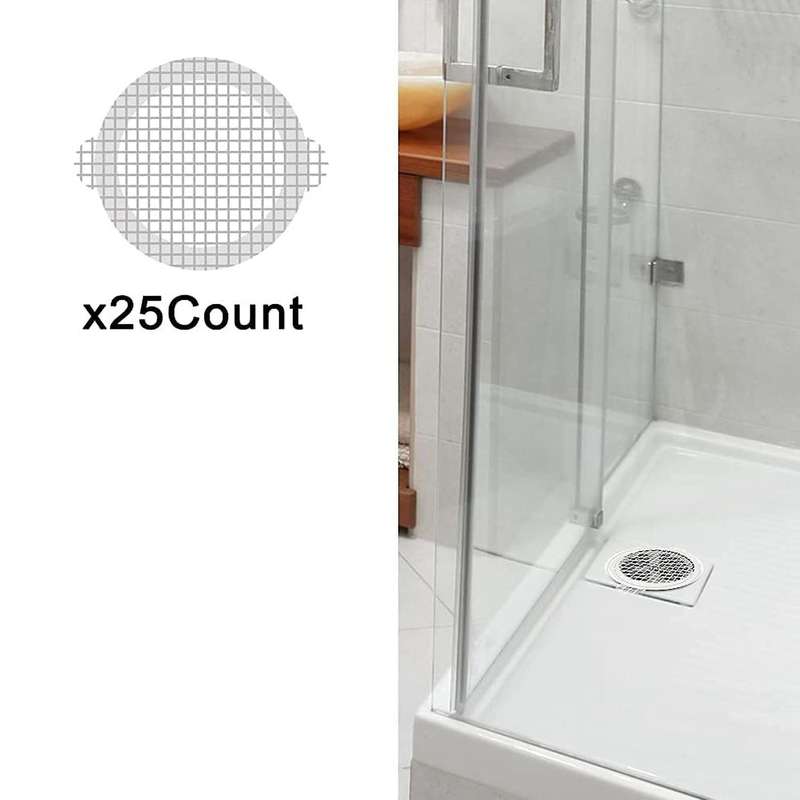 Disposable Shower Drain Hair Catcher for Showers & Bathtubs Stickers