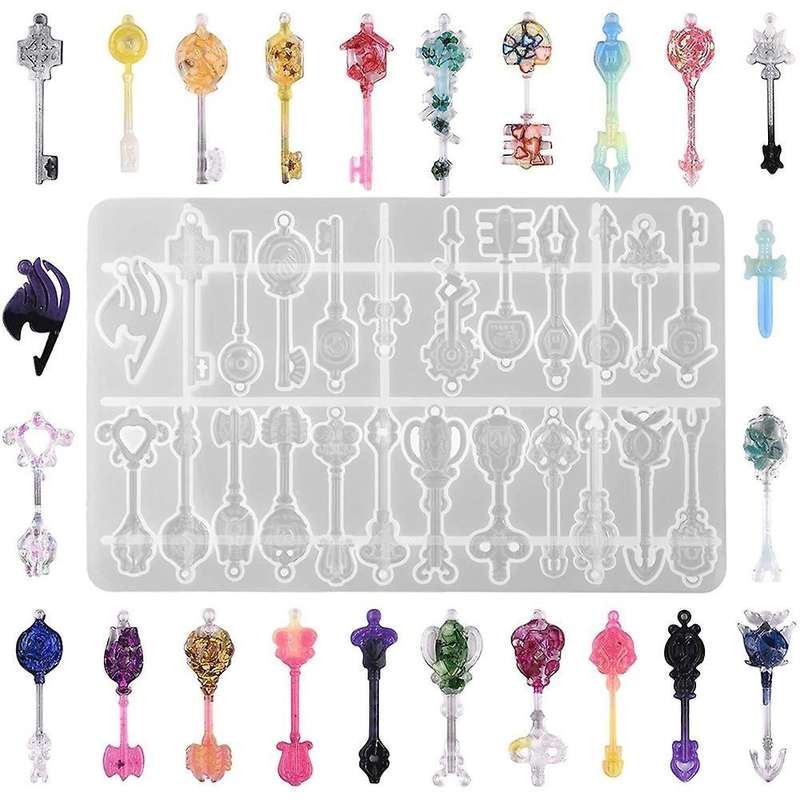 Keys Pendant Resin Casting Mold for Making