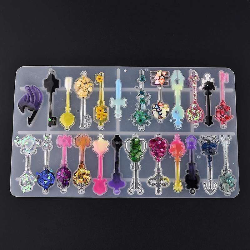 Keys Pendant Resin Casting Mold for Making
