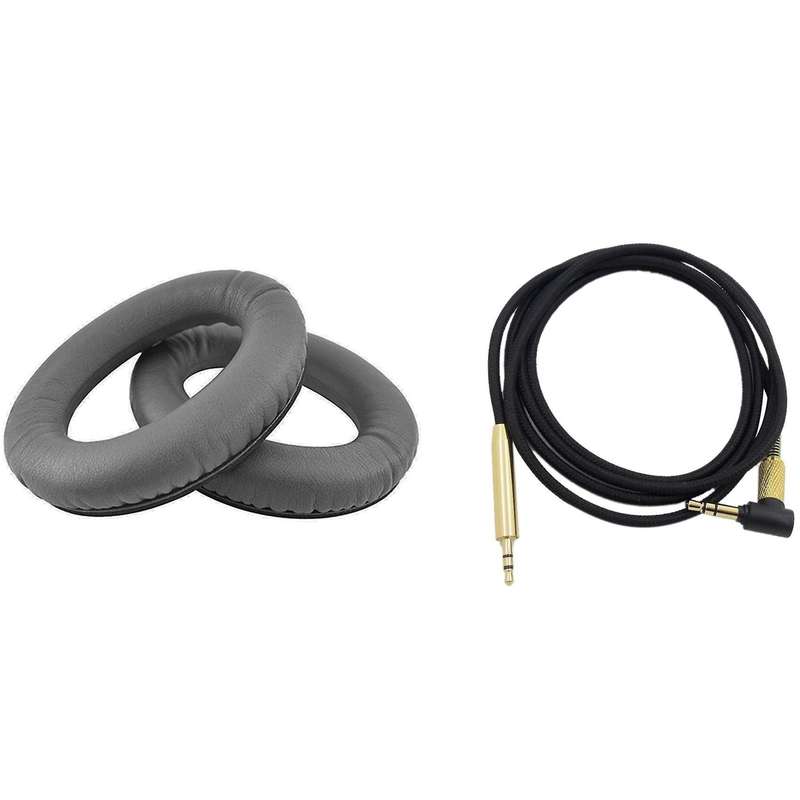 Replacement Ear Pads / Ear Cover / Earpads Repair Parts (gray)