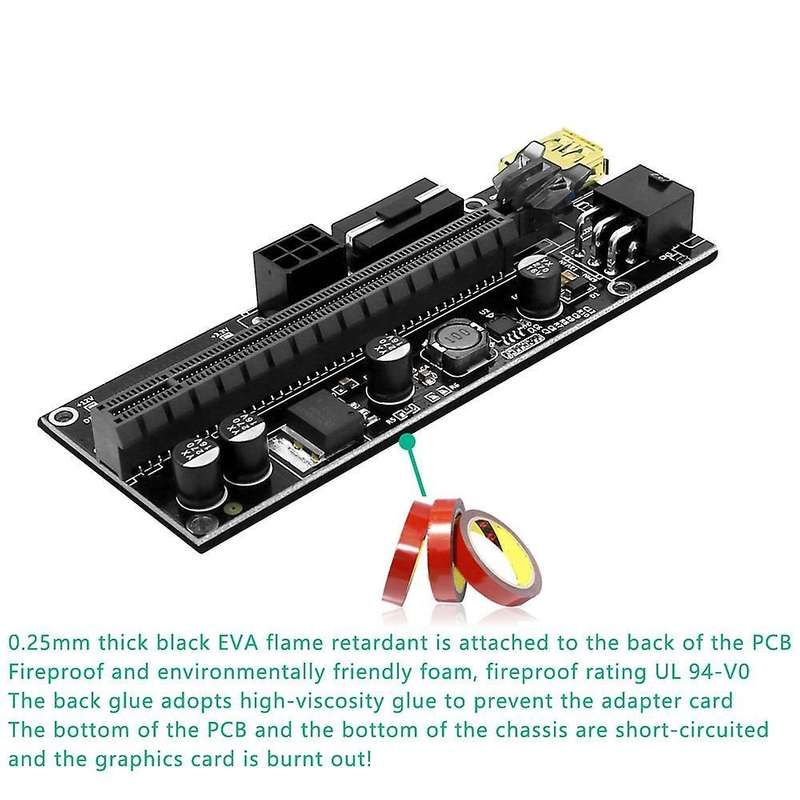 Pci-e 1x to 16x Usb3.0 60cm Graphics Riser Card for Btc Miner(1 Pcs)