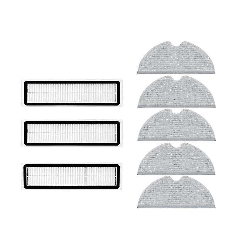 Replacement Rag and Hepa Filter Spare for Xiaomi Dreame Bot L10 Pro