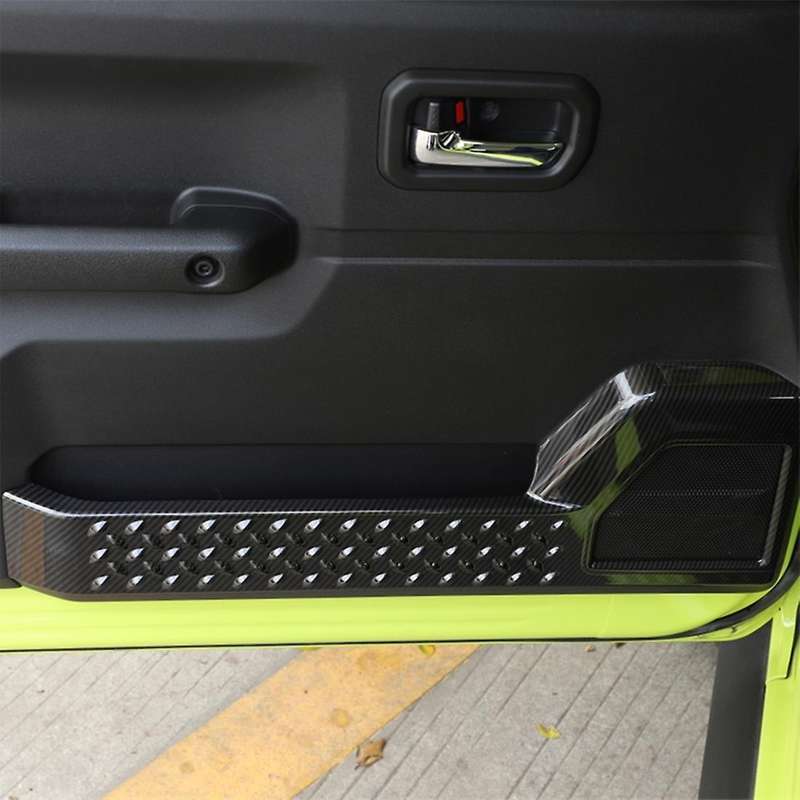 Car Inner Door Cover for Suzuki Jimny 2019-2022,abs Carbon Fiber