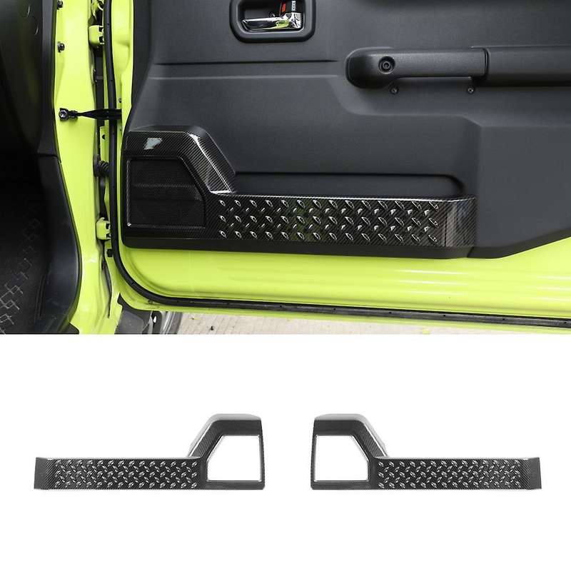 Car Inner Door Cover for Suzuki Jimny 2019-2022,abs Carbon Fiber
