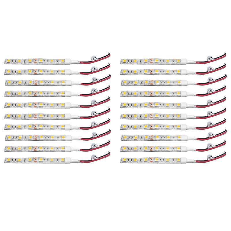 10pcs 10cm Waterproof Warm White 5050 Led Strip Lights Dc 12v Caravan