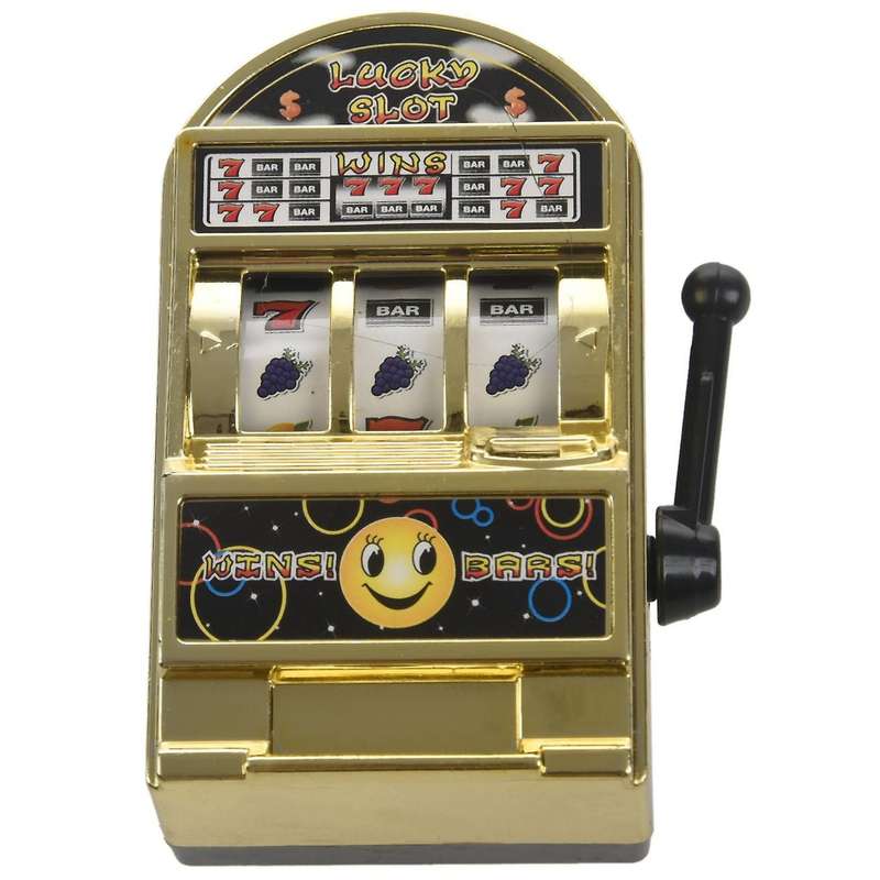Casino Jackpot Fruit Slot Machine Money Decompression Toys Gold