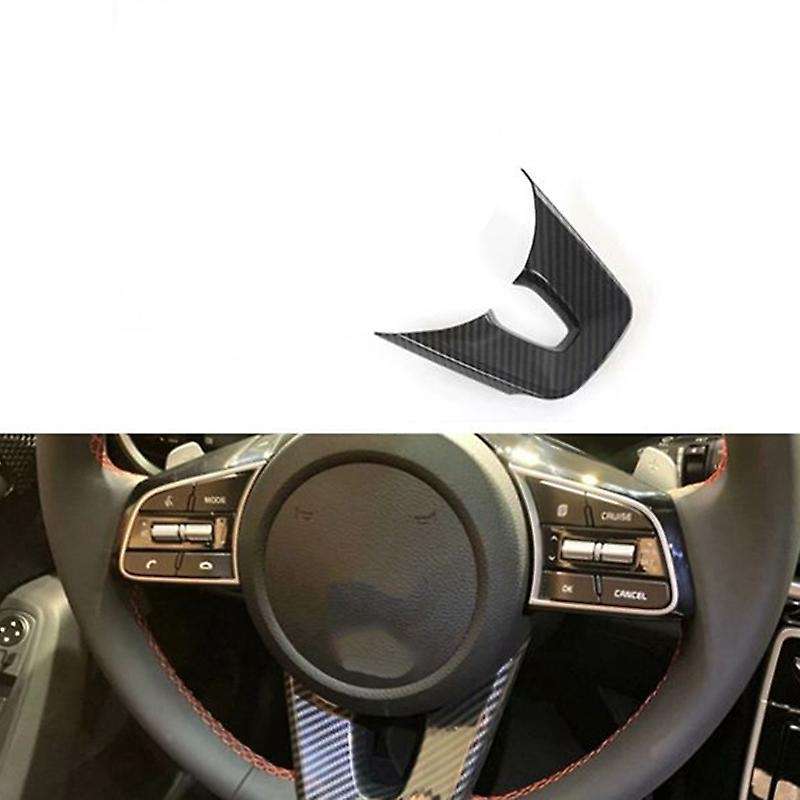 Steering Wheel Cover Trim Sticker Decoration for Kia Seltos 2019 2020