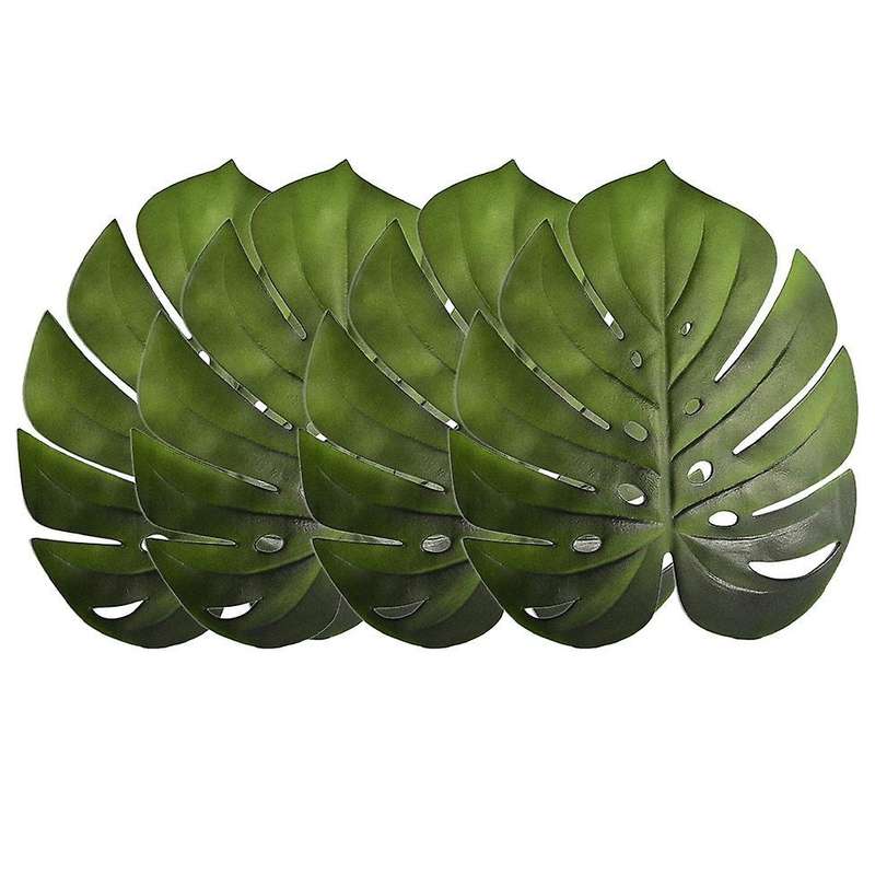 4pcs Tropical Leaf,for Wedding Table Decorations Party Supplies