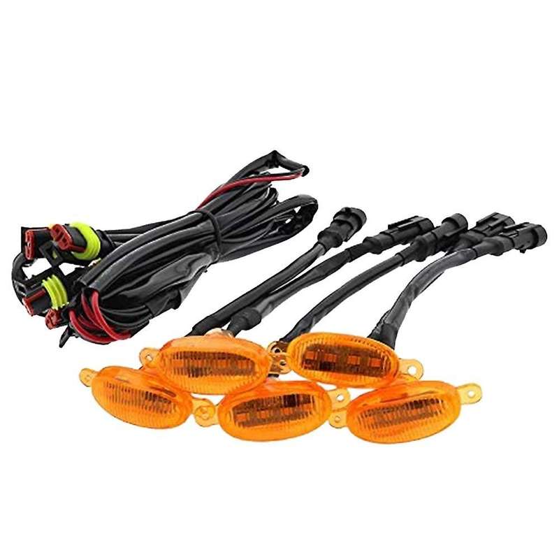 5pcs Car Front Bumper Led Grille Light for Suv Ford F-150 Raptor