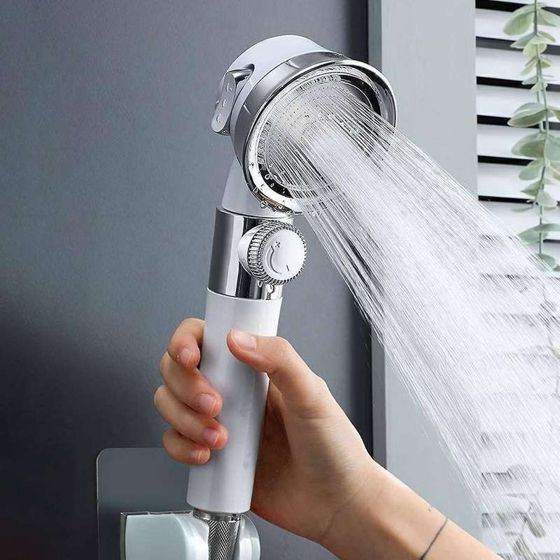 Pressure Shower Head with Switch On/off Button Bathroom(fruit Green)