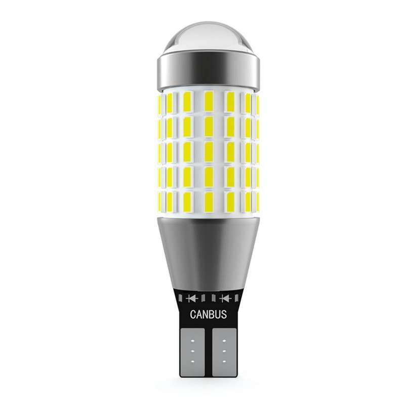 100pcs Car Reverse Light Bulbs T15 3014 Chips 87smd W16w 921