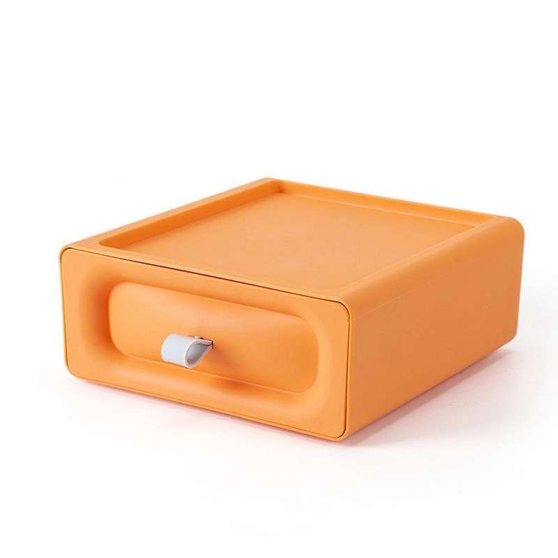 Under Desk Drawer Adhesive Storage Box for Office Pen Holder C