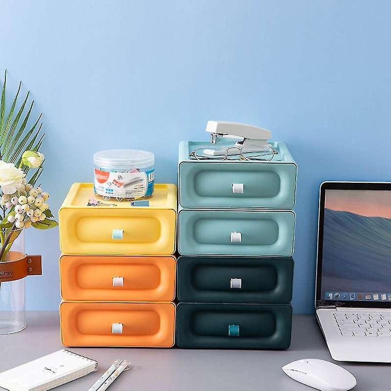 Under Desk Drawer Adhesive Storage Box for Office Pen Holder C