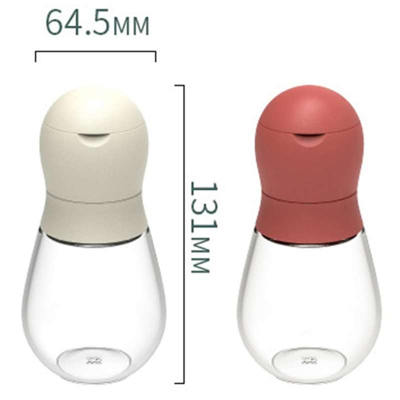 Glass Salt and Pepper Grinders Kitchen Gadgets Spice Bottles-white