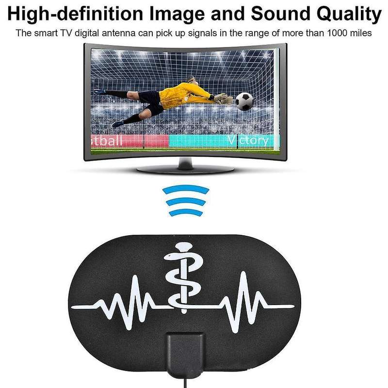 4k Indoor Digital Hdtv Antenna Tv 3600 Miles Radius Dvb-t2 Isdb-tb