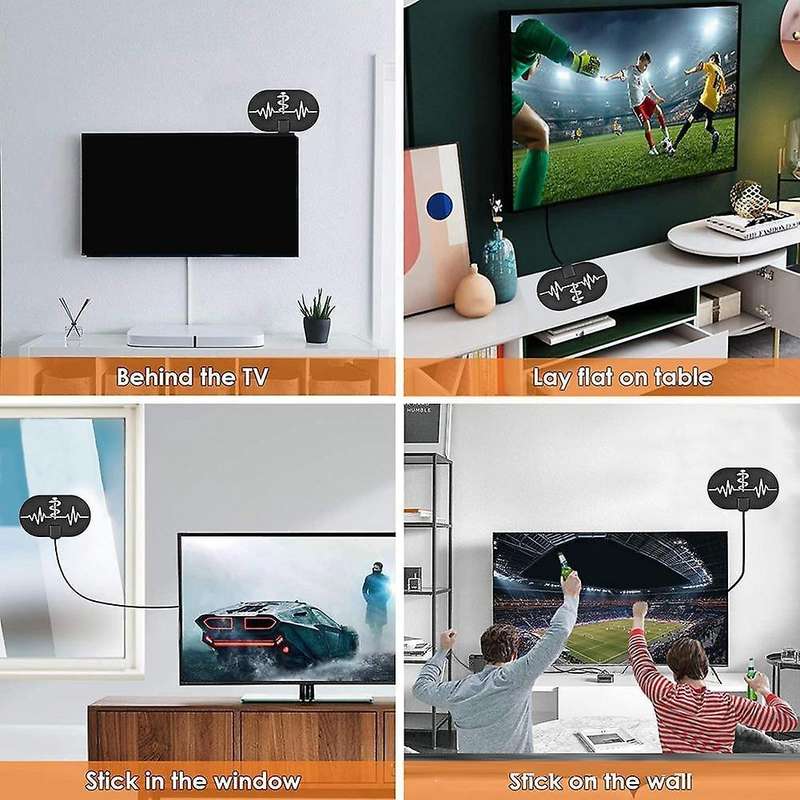 4k Indoor Digital Hdtv Antenna Tv 3600 Miles Radius Dvb-t2 Isdb-tb