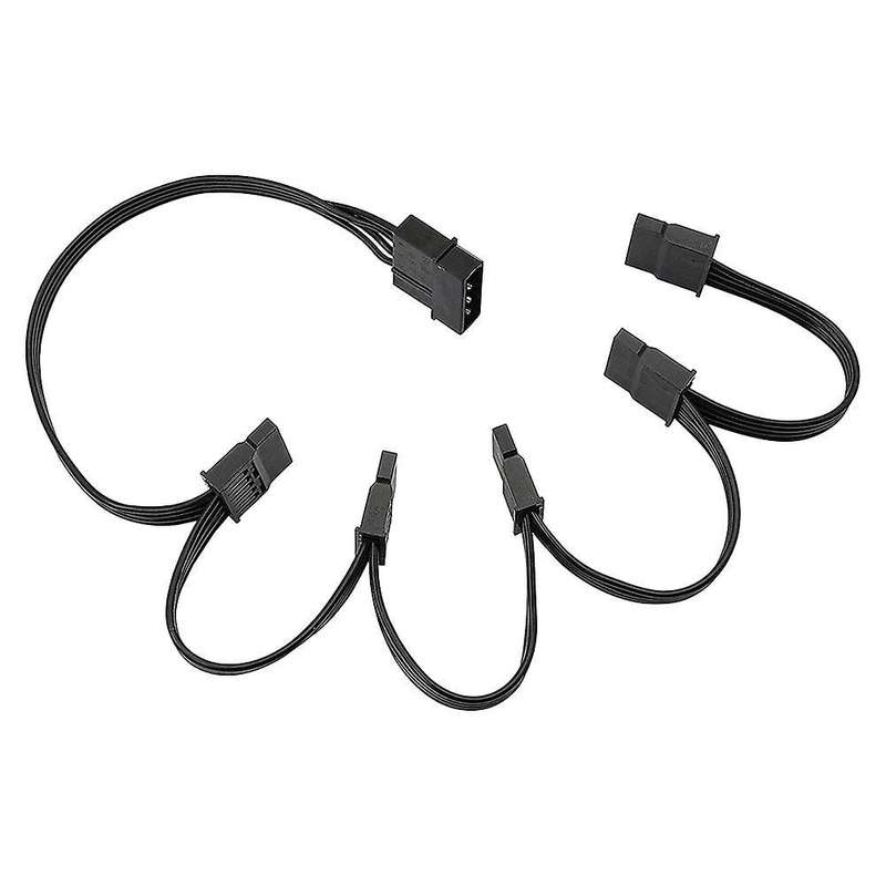 4pin Ide 1 to 5 Sata 15pin Hard Drive Power Supply Splitter Cable