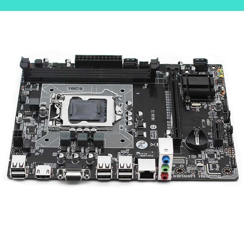 H61-m Desktop Motherboard Lga1155 Cpu Support M.2 Nvme Ssd 2xddr3