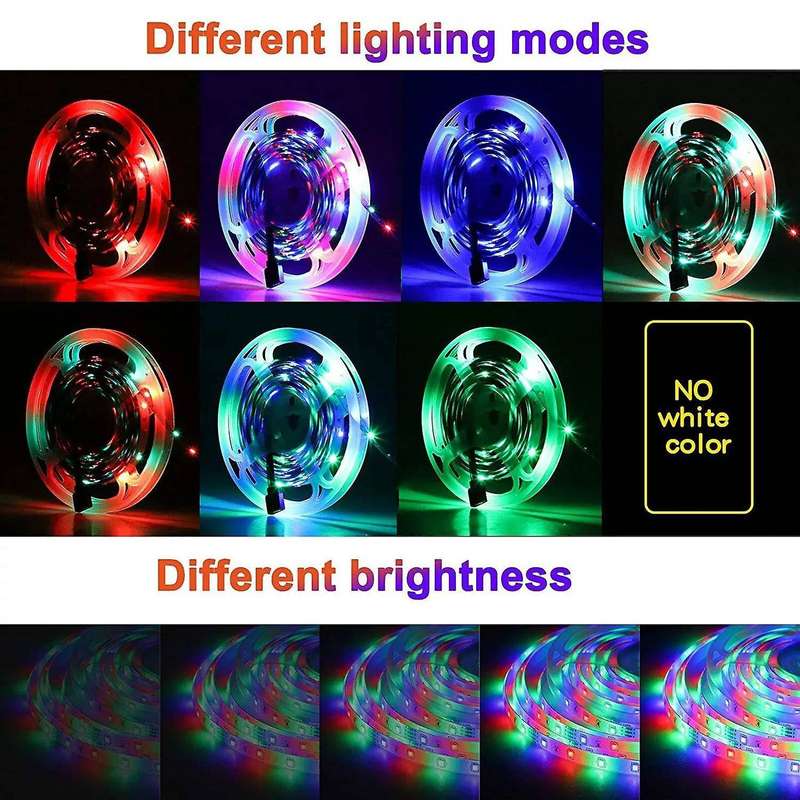 Rgb Led Strip Lights Smd2835 Usb Tv Backlight Holiday Decor Lamps