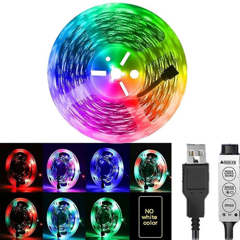 Rgb Led Strip Lights Smd2835 Usb Tv Backlight Holiday Decor Lamps