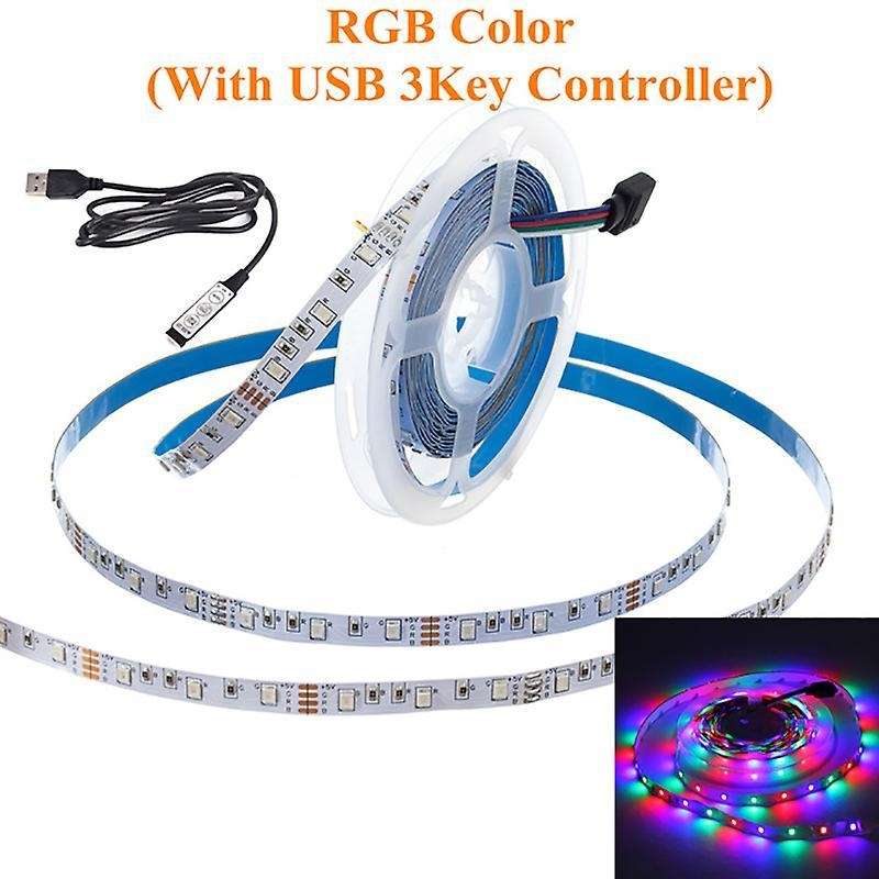Rgb Led Strip Lights Smd2835 Usb Tv Backlight Holiday Decor Lamps