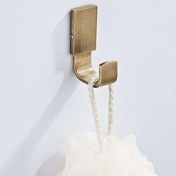 Bath Towel Coat Hook Antique Brass Towel Robe Hooks for Bathroom