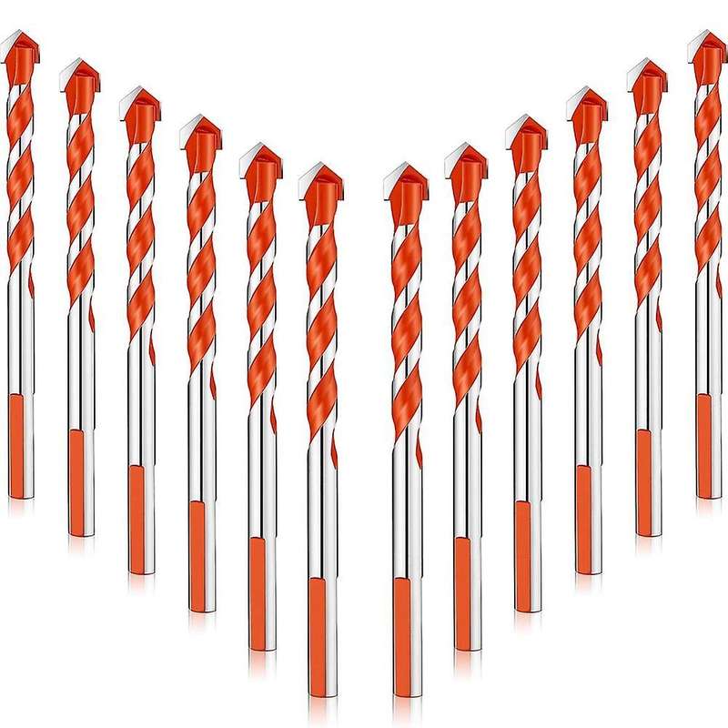12 Pieces Hand Bit Set Triangular Handle Multifunctional Drill Bits
