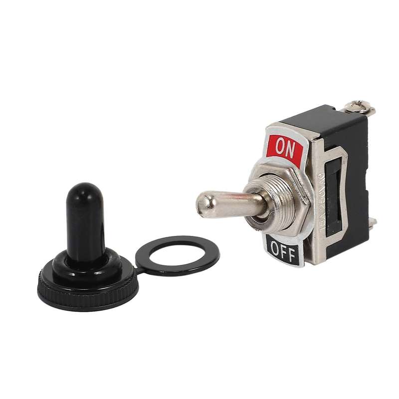 Heavy Duty Rocker Toggle Switch 15a 250v 20a 125v Spst 2 Pin 5 Pack
