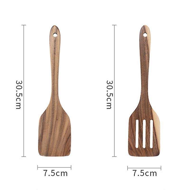 Musowood Teak Solid Wood Special Cooking Spatula for Kitchen Spatula