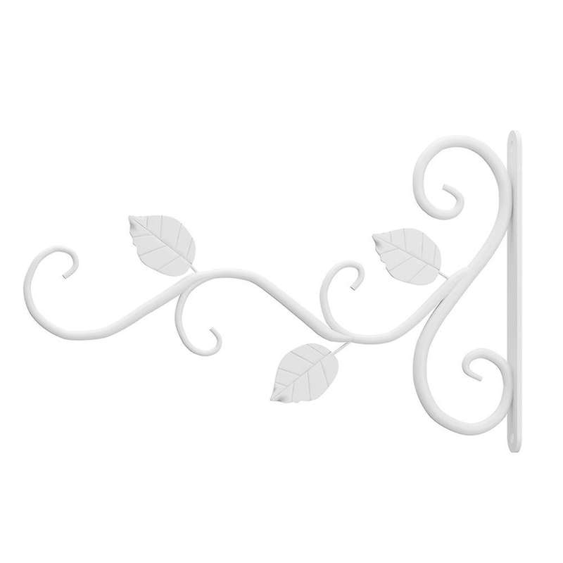 Hanging Flower Wall Hooks for Home Garden Flower Pot Decoration White