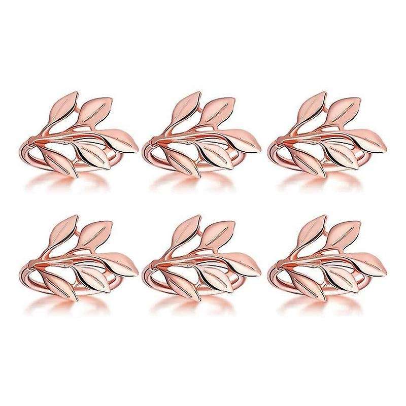 6 Pcs Napkin Ring for Christmas,holiday, Dinner Decoration