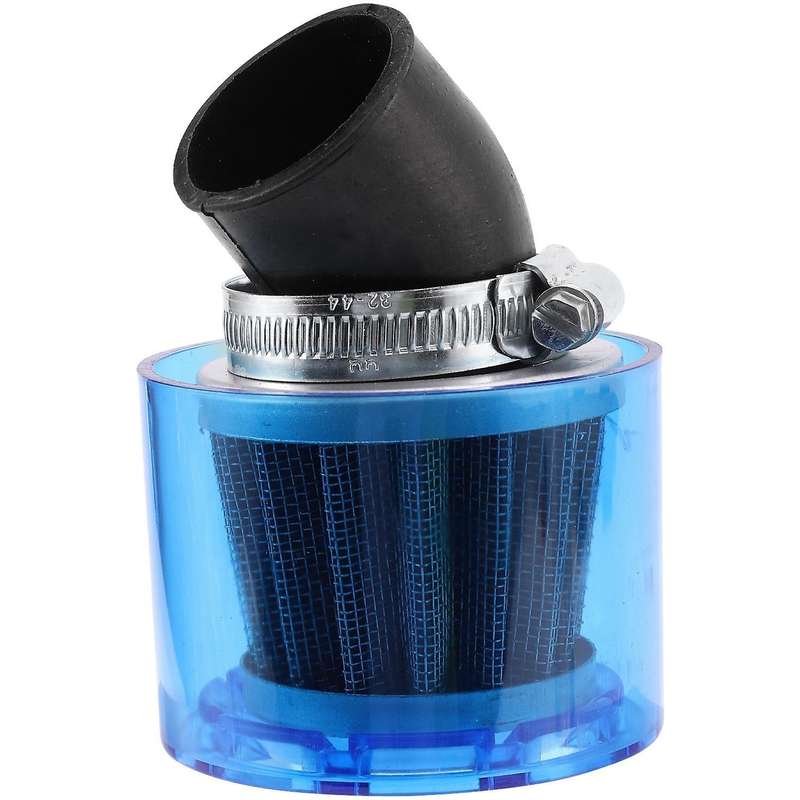 35mm Air Filter Cleaner 45 Degree Bend Splash Proof Plastic Cover