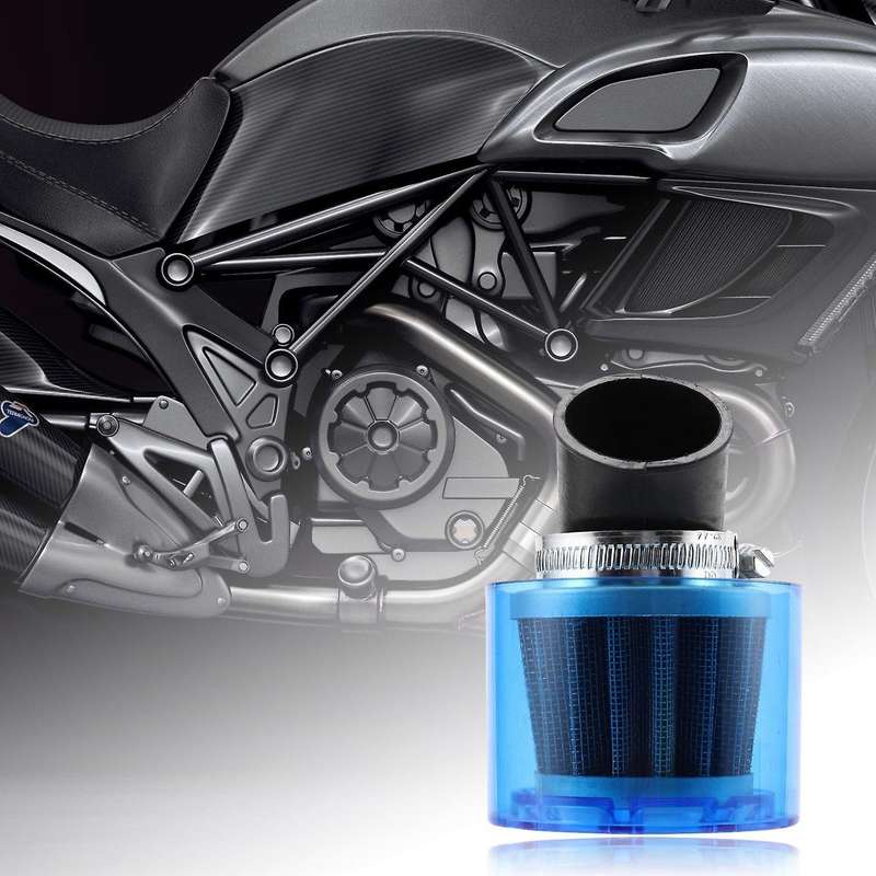 35mm Air Filter Cleaner 45 Degree Bend Splash Proof Plastic Cover