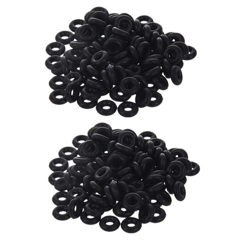 100 Pz O-ring In Gomma Nitrilica 6 X 2 Mm