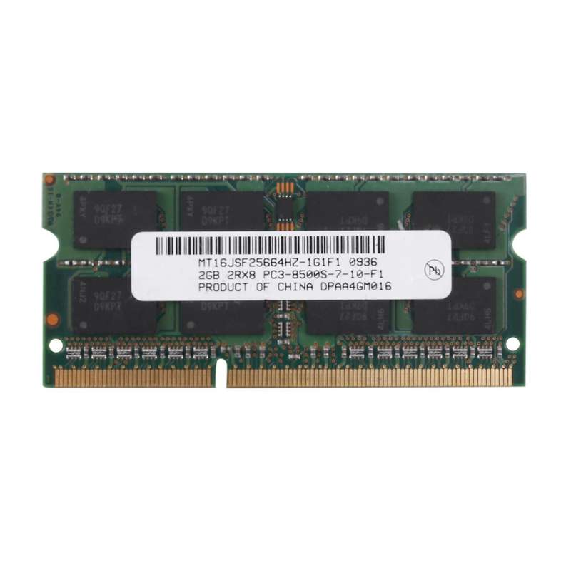 Ddr3 2gb Laptop Memory Ram 2rx8 Pc3-8500s 1066mhz 204pin 1.5v Ram
