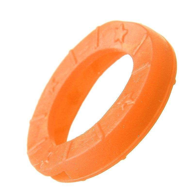 8 X Bright Color Hollow Silicone Flexible Elastic Keyring