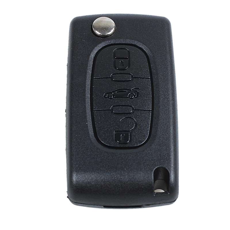 Cle Pour Peugeot 407 & 407 Sw Pliable 3 Boutons