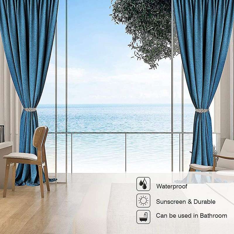 2 Pcs Pack Spring Design Of Curtain Hanger Fits Most Curtains Gold