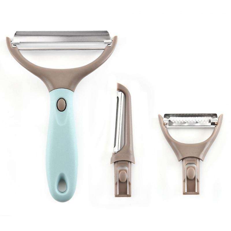 Peeler Set Blue Julienne Vegetable Peeler Multifunctional Veggie