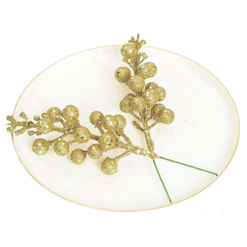 30 Pack Artificial Christmas Berries for Christmas Tree Ornaments