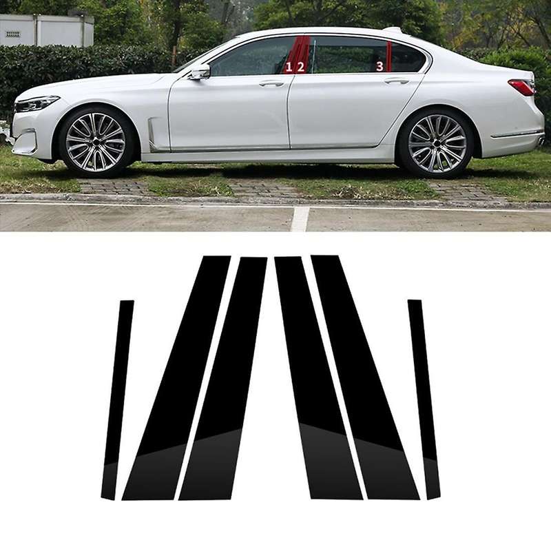 For Bmw- 7 Series 2009-2015 Car Door Window Bc Pillar Posts Cover