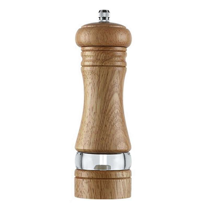 Pepper Mill Manual Salt Mill Wooden Spice Mill Ceramic Grinder B