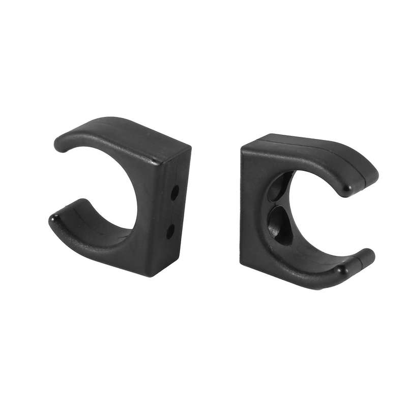 4 Pcs Nylon Ladder Clip Boat Hook Clip for Yacht Boat,black