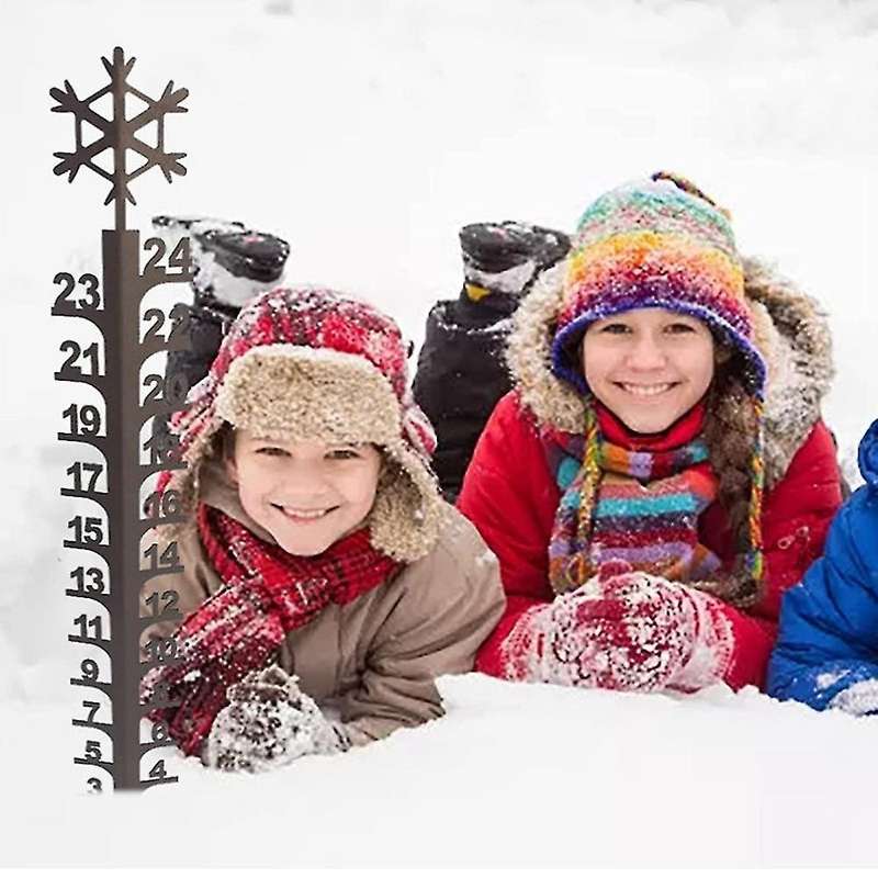 1 Snow Meter 24 Scale Outdoor Snowmobile Snow Measuring Courtyard