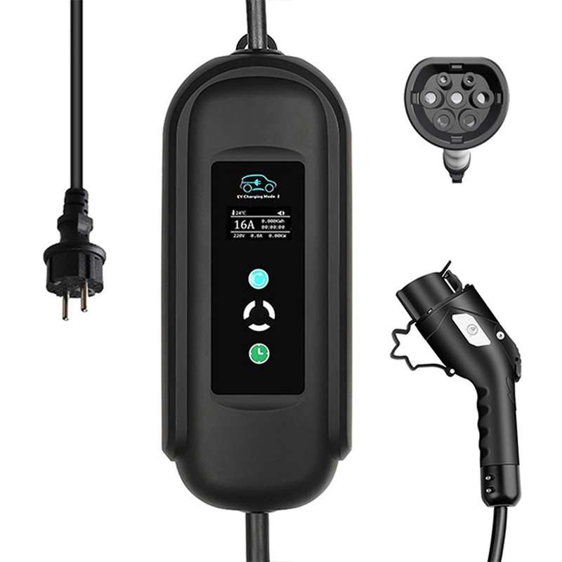 Electric Car Ev Charger Cable Type 2 Iec62196 Charging Cable 5m