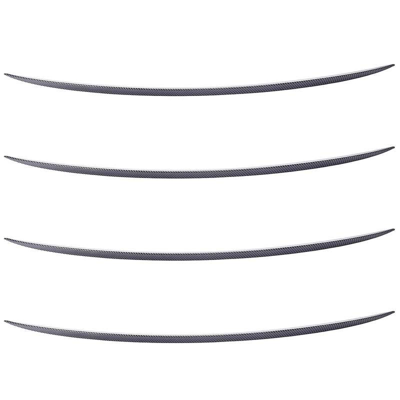 4x Carbon Fiber Rear Window Waterproof Spoiler Trunk for Tesla