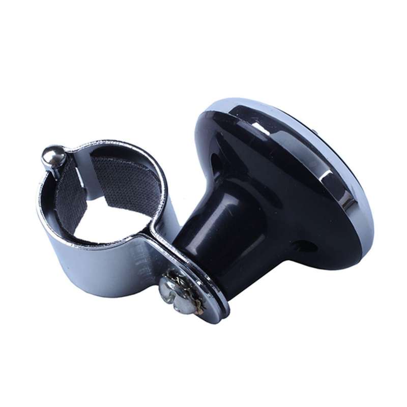 Metal Plastic Handle Steering Wheel Spinner Knob Black