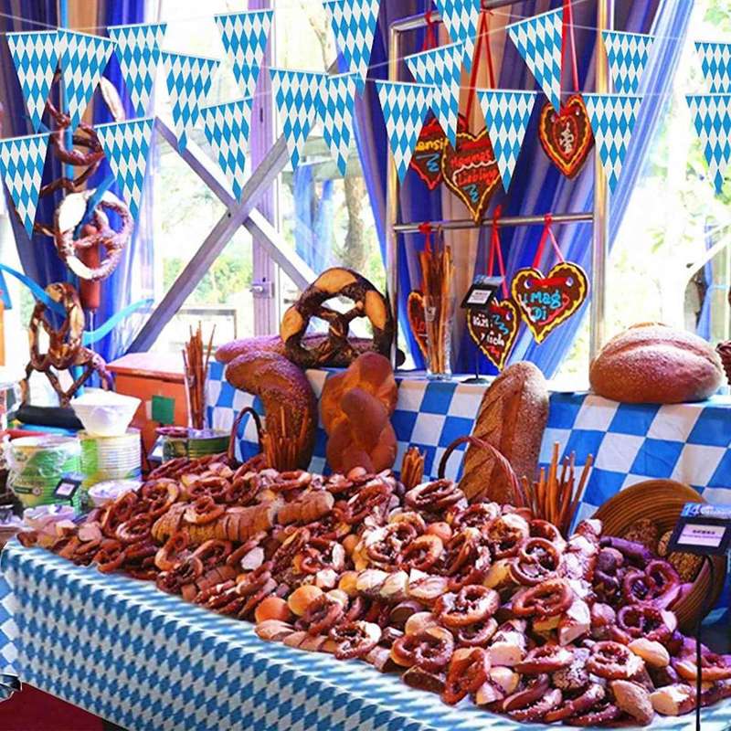 2pcs Oktoberfest Tablecloth Decoration Oktoberfest Decoration