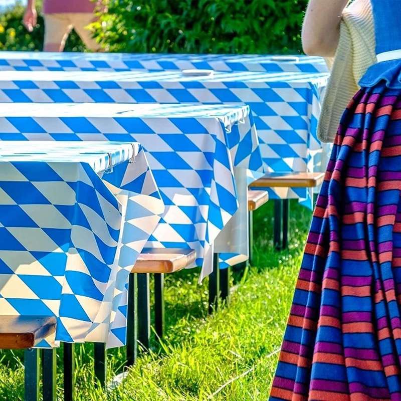 2pcs Oktoberfest Tablecloth Decoration Oktoberfest Decoration