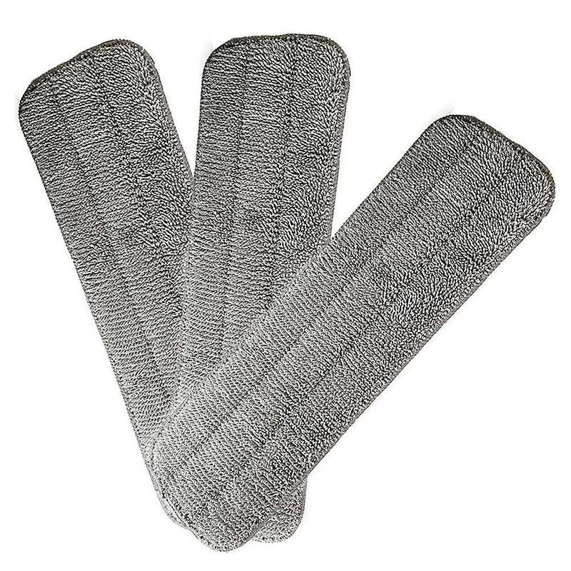 6 Pack Wet Dry Microfiber Mop Cleaning Pad 38x11cm for Spray Mops